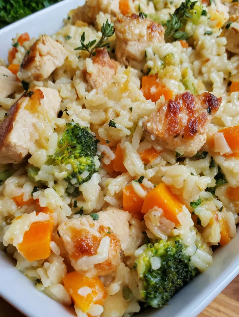 A bowl of rice and chicken.