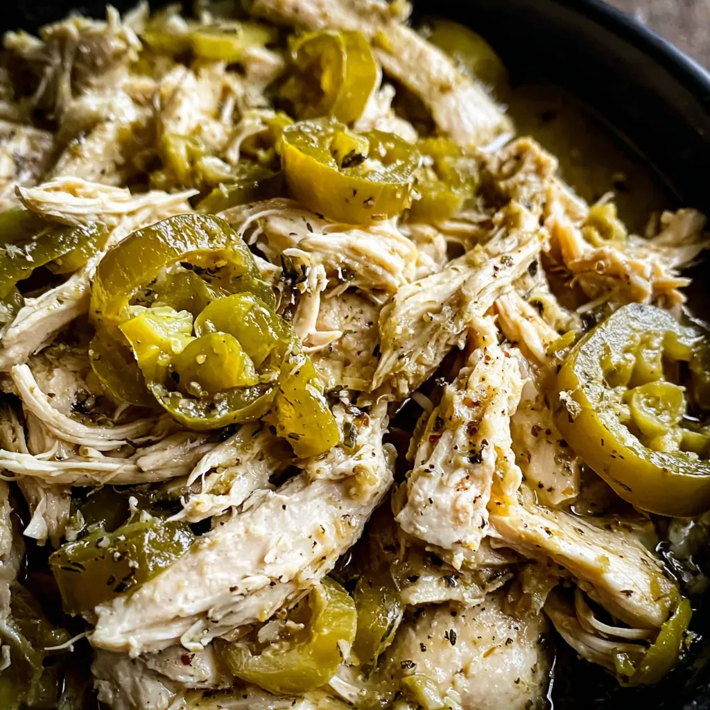 A bowl of chicken with green peppers.