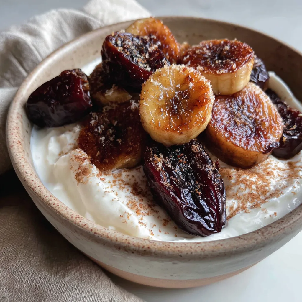 A bowl of fruit with bananas and dates.