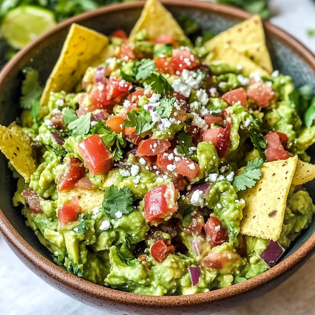 A bowl of salsa with chips.