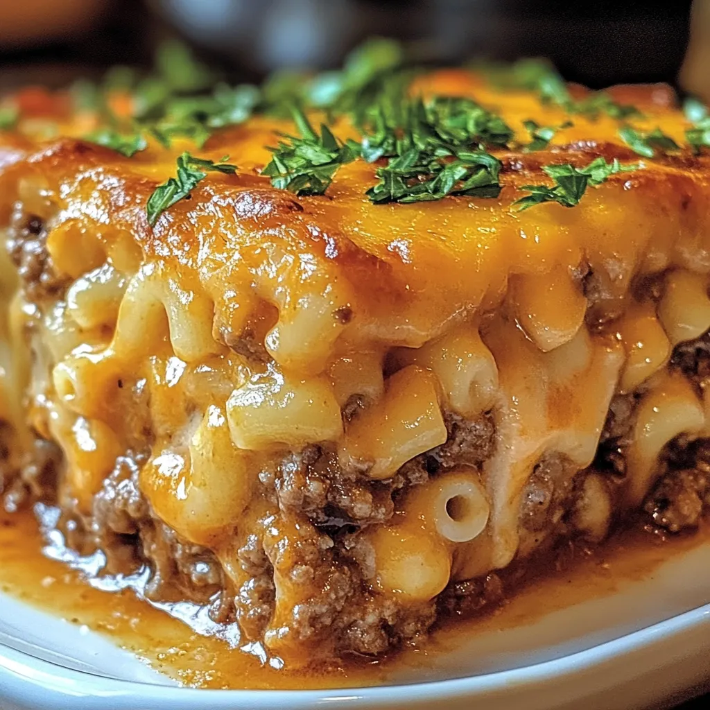 A plate of food with a casserole dish.