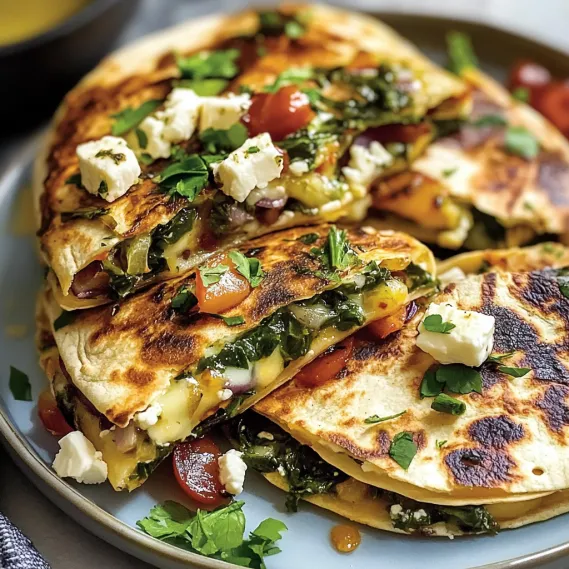 A plate loaded with veggies and cheese, ready to enjoy.
