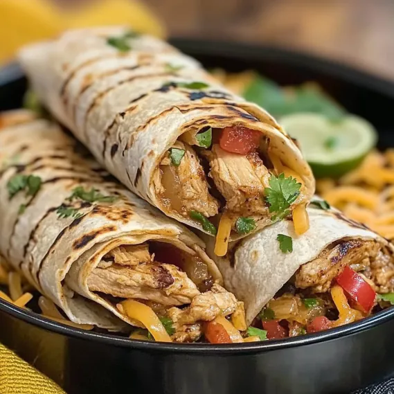 A plate with a pair of burritos on it.