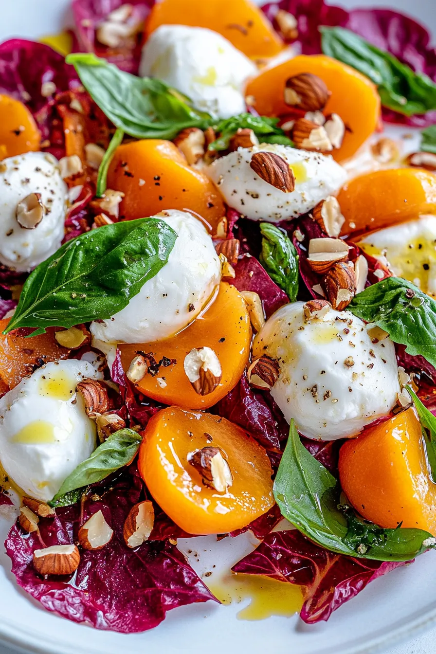 A salad with tomatoes, spinach, and cheese.