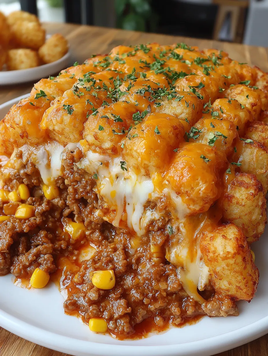 A delicious looking cowboy casserole.