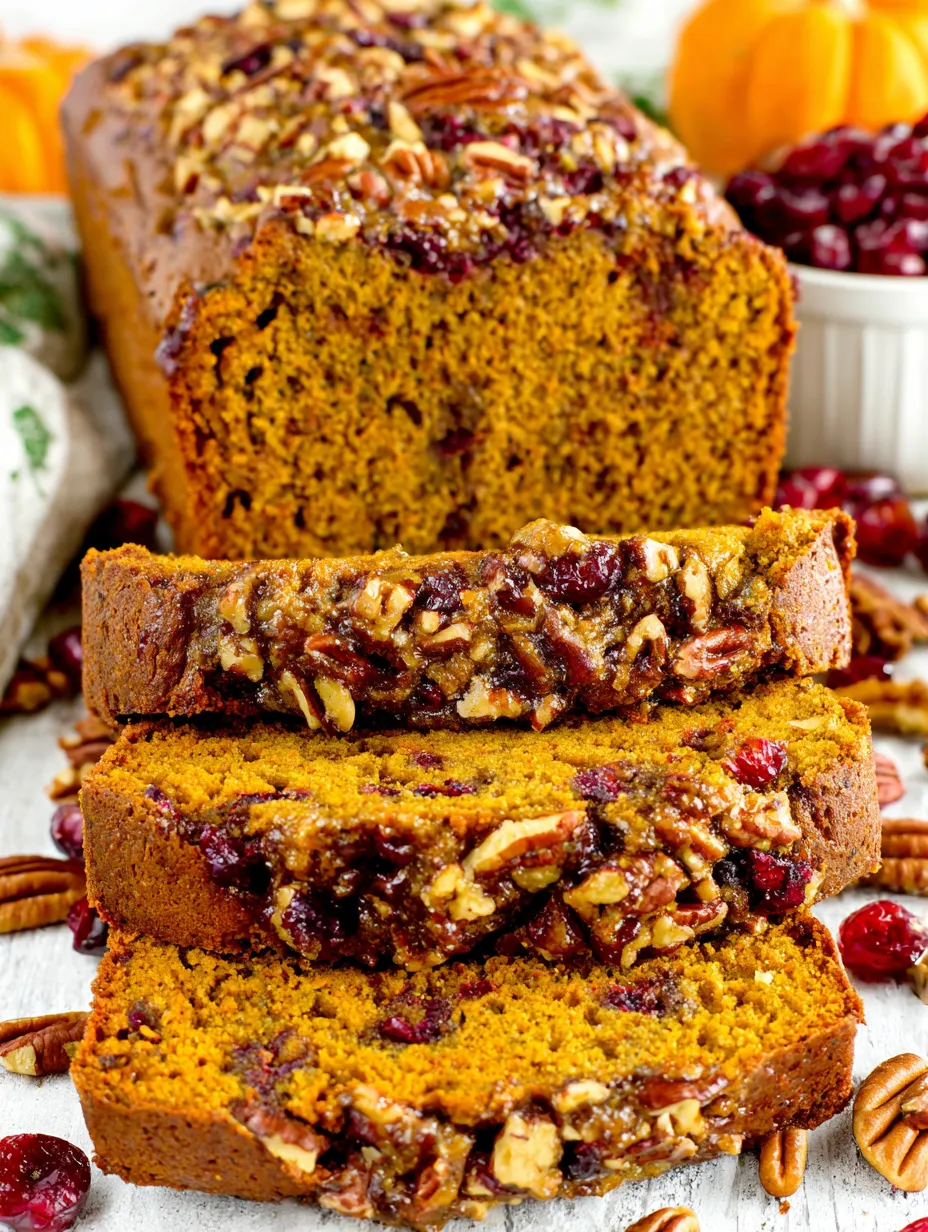 A loaf of bread with pecans and cranberries.