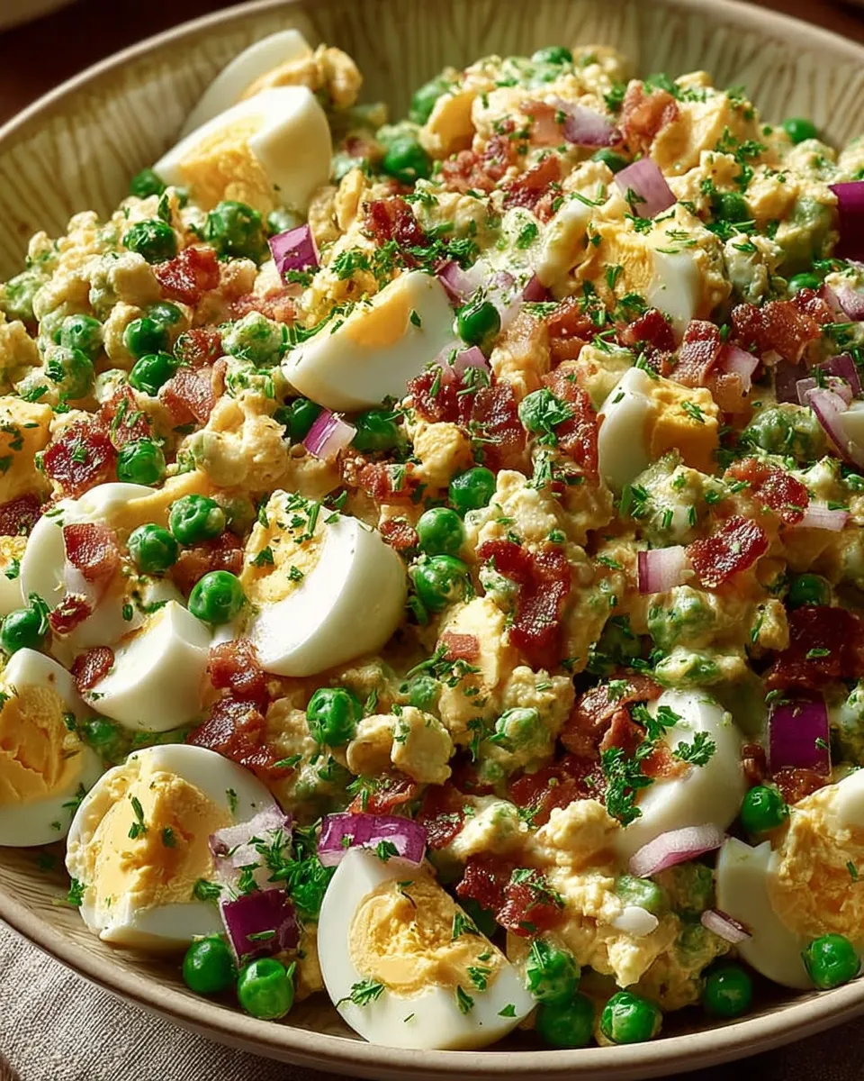 A bowl of Southern Pea Salad Classic.