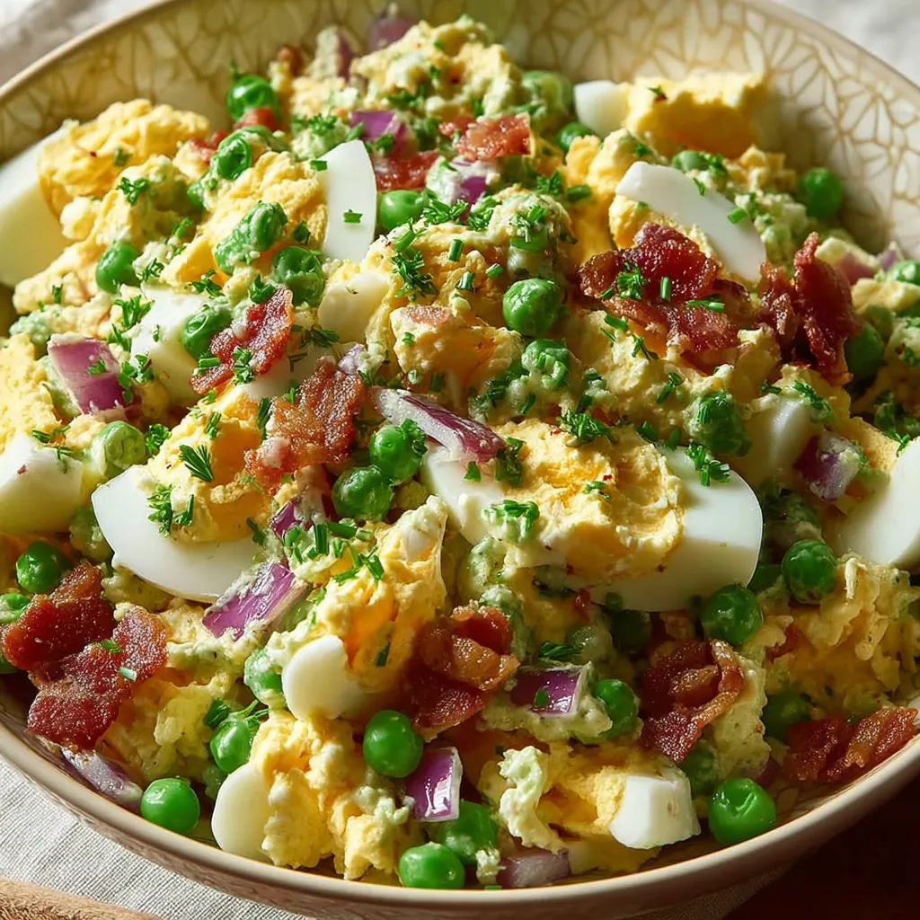 A bowl of Southern Pea Salad Classic.