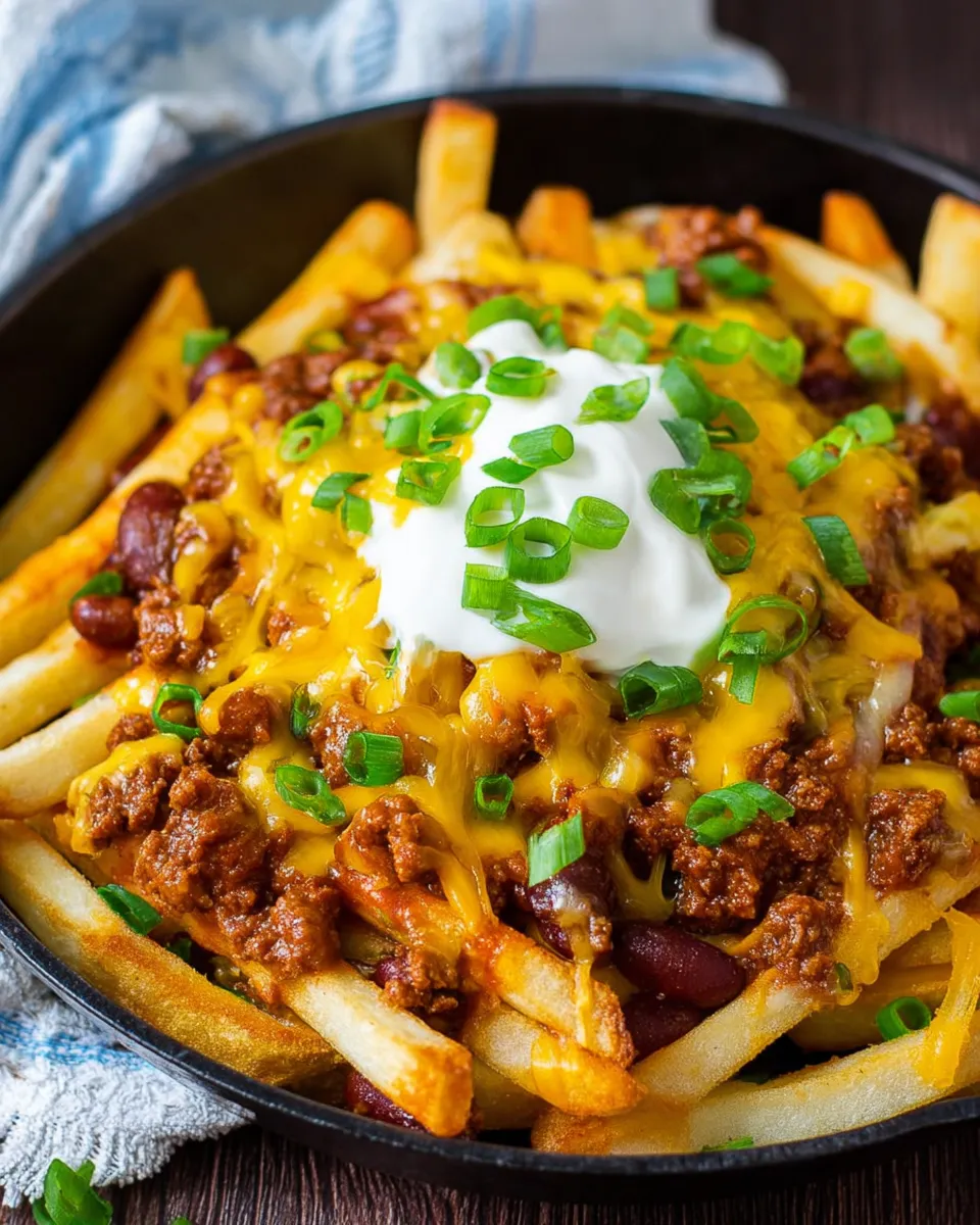 A plate of loaded cheese fries with beef.
