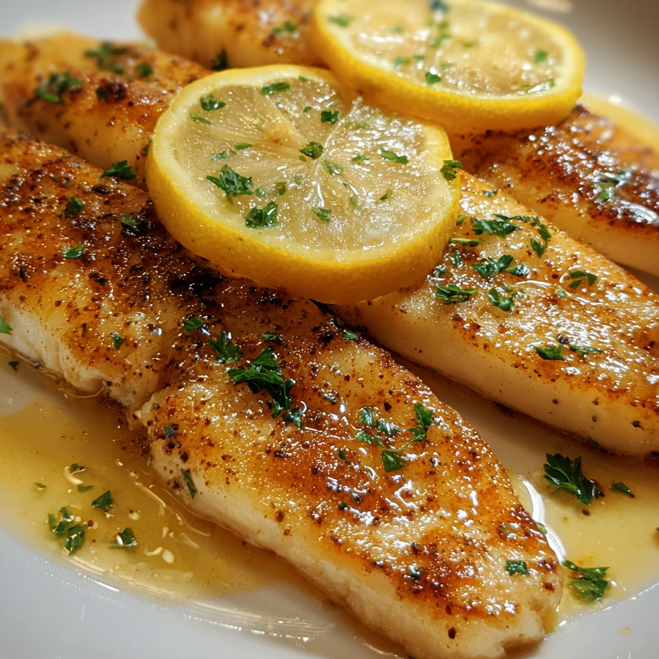 Zesty Lemon Butter Fish Fillet.
