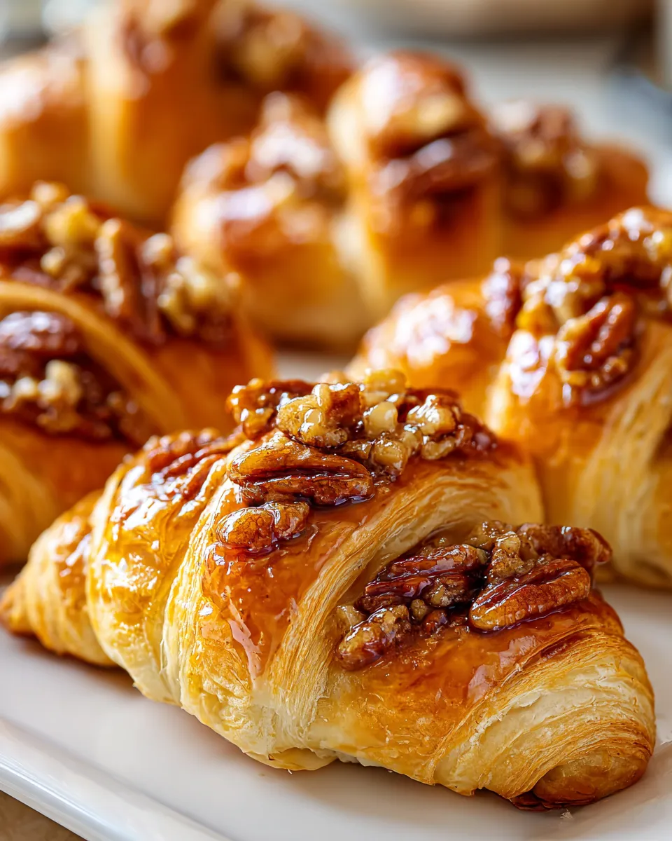 Pecan Pie Crescent Rolls.