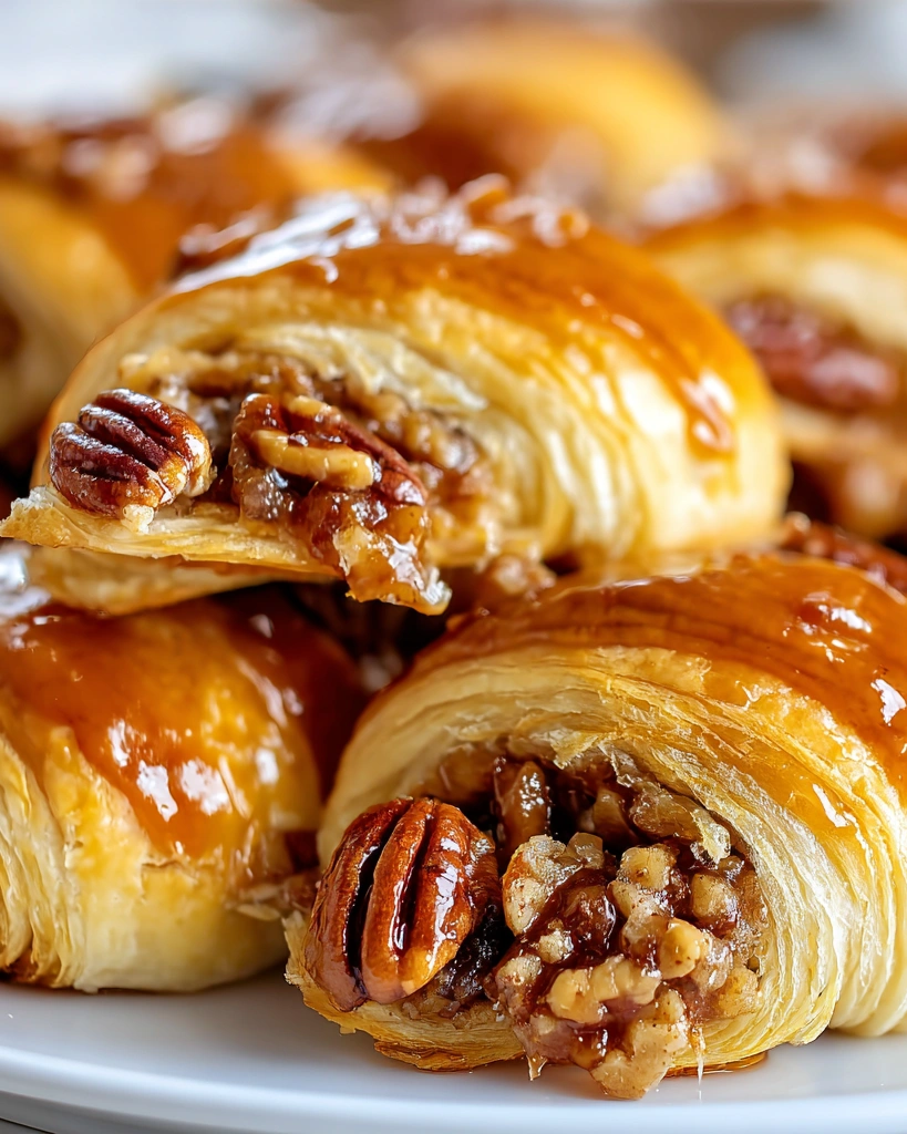 Pecan Pie Crescent Rolls.