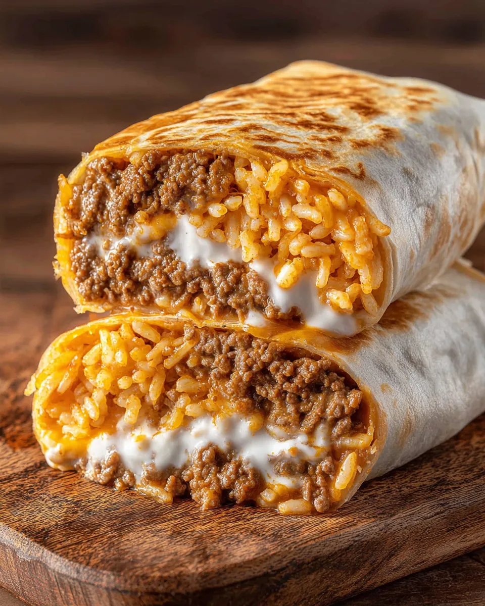 A Quesarito cheesy burrito.