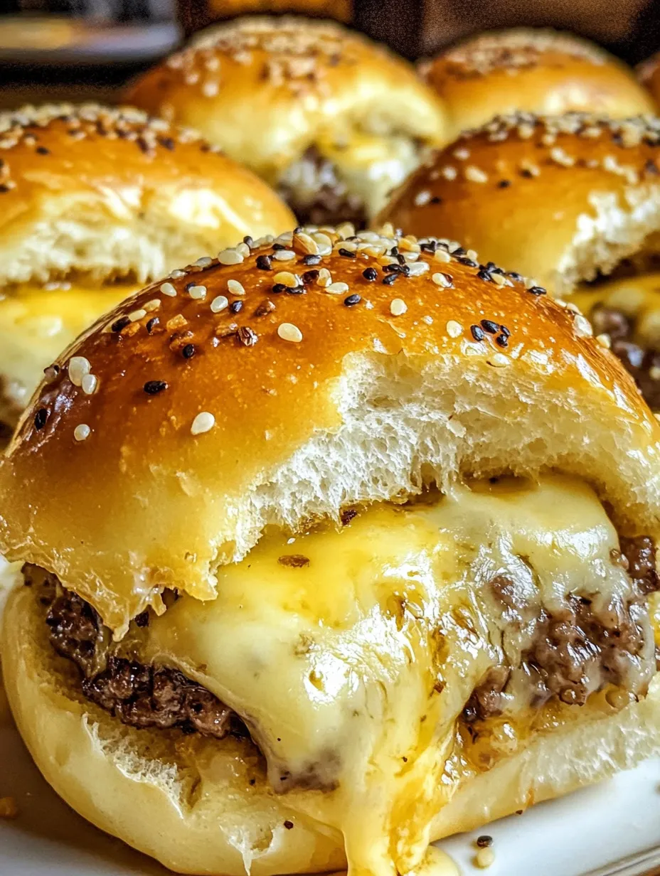 Garlic Parmesan Cheeseburger Bombs.