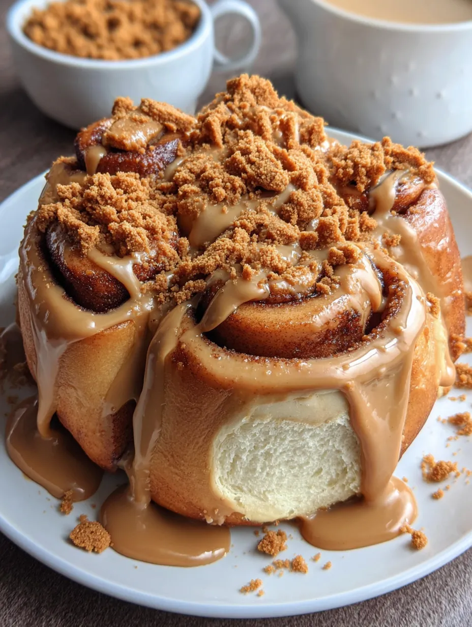 A plate of cinnamon rolls with icing.
