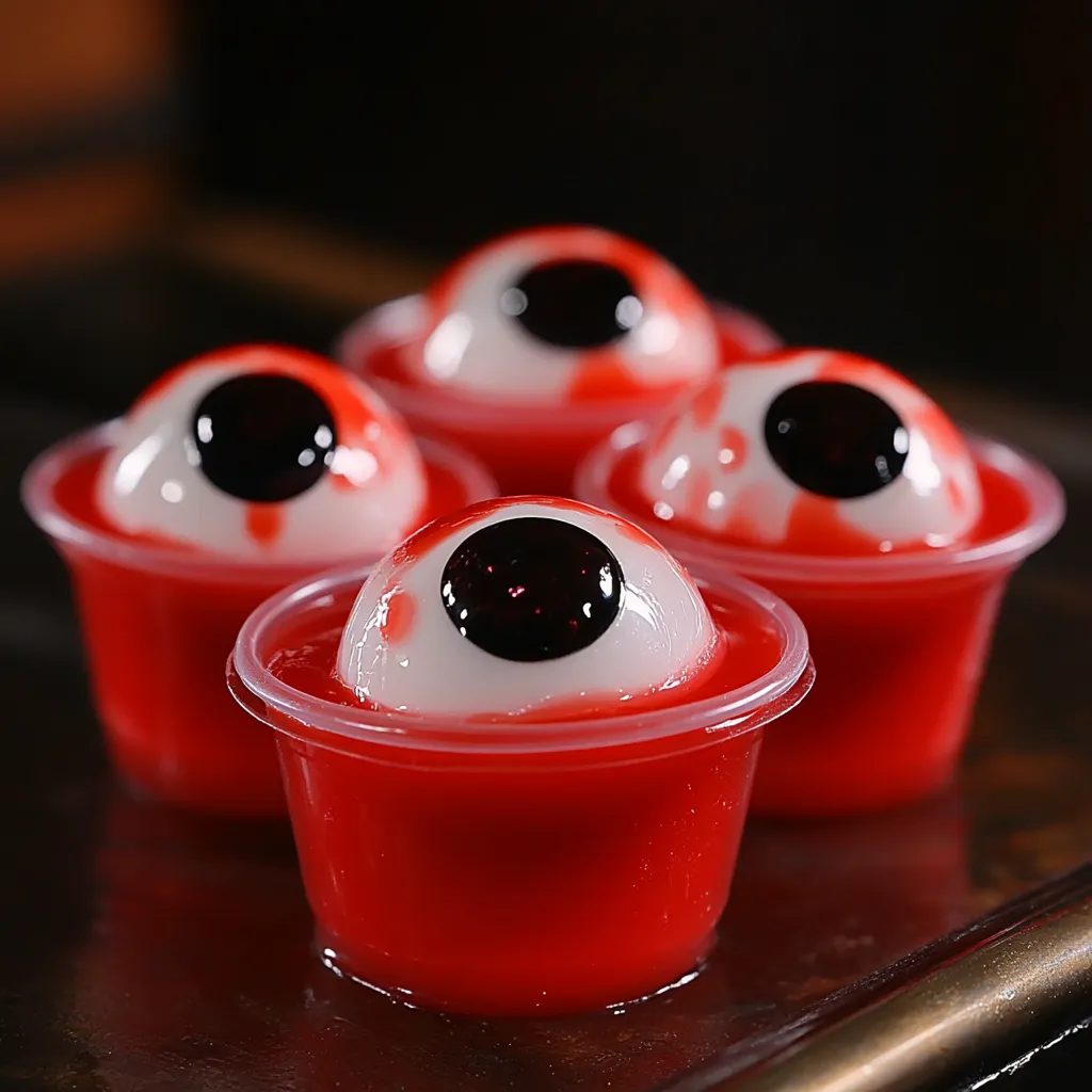 Halloween Eyeball Jello Shots.