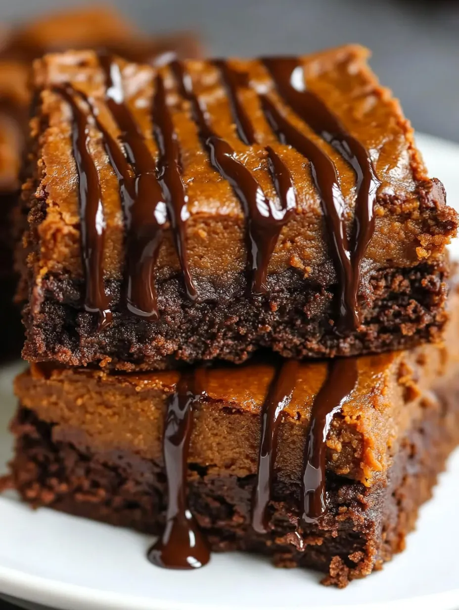 A close up of a chocolate dessert with chocolate drizzle.