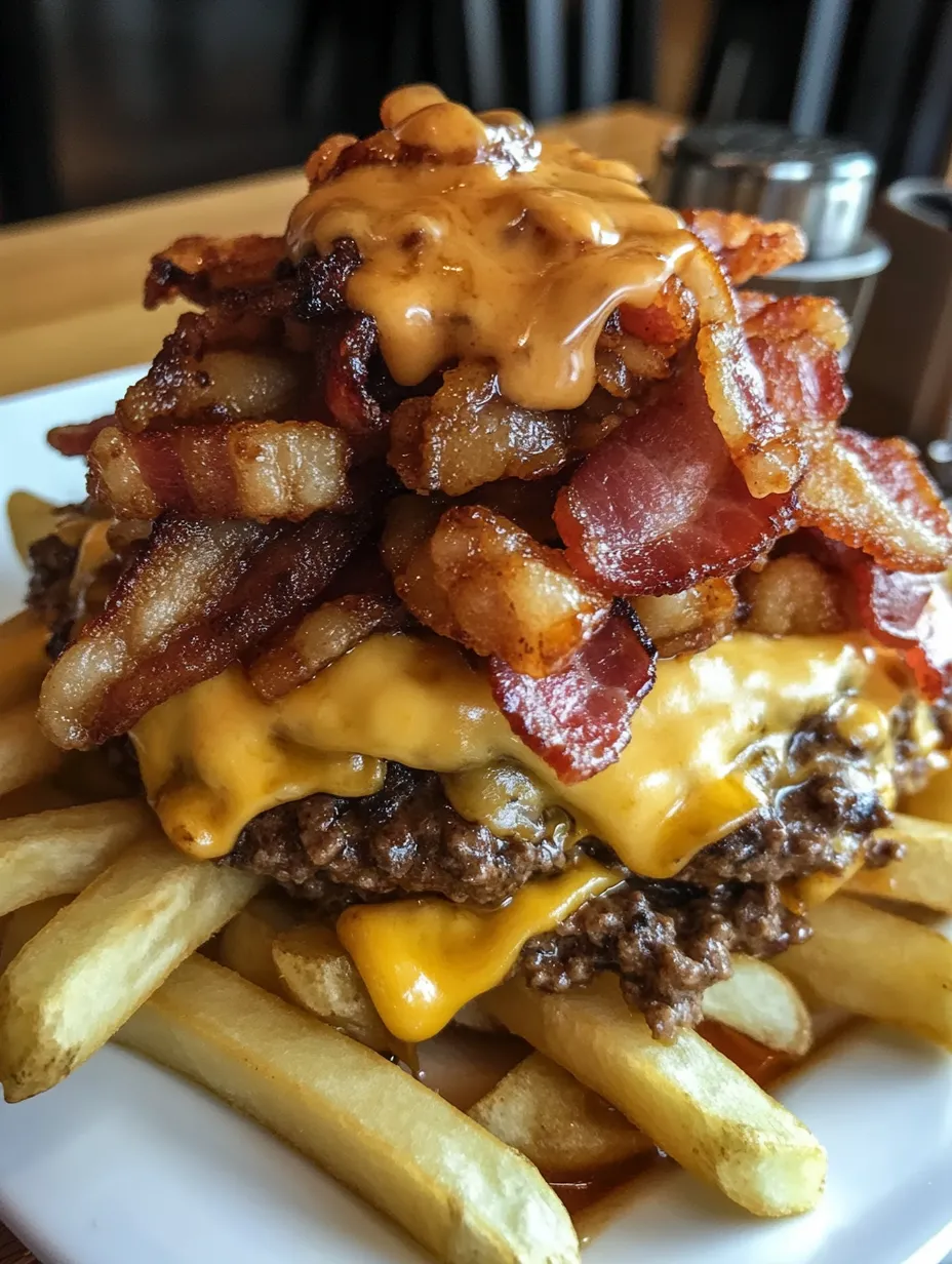 A Maple Glazed Bacon Cheeseburger Poutine.