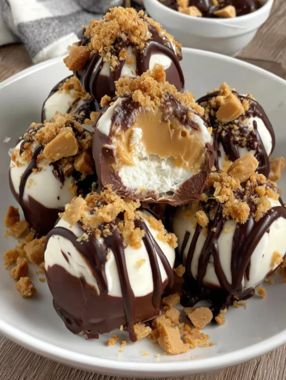 A plate of chocolate covered peanut butter balls.