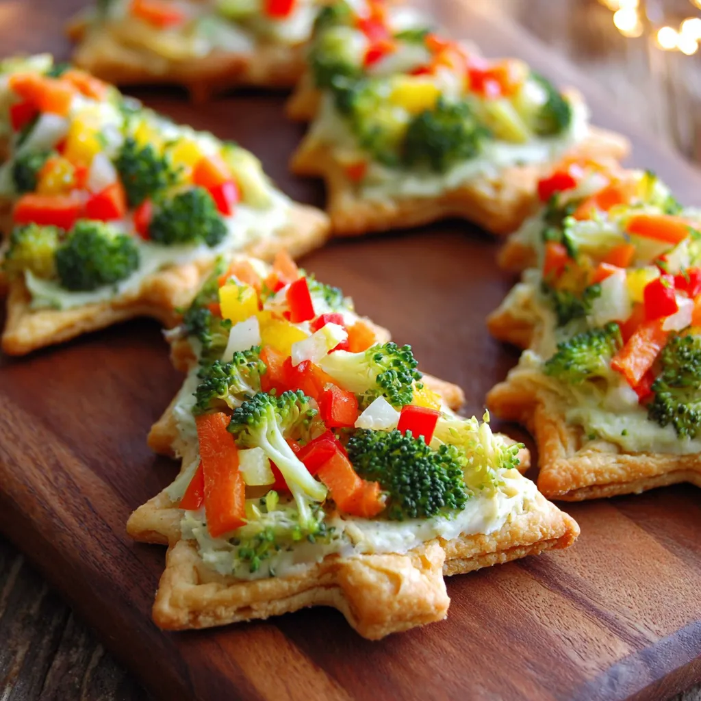 A pizza with broccoli and carrots on it.