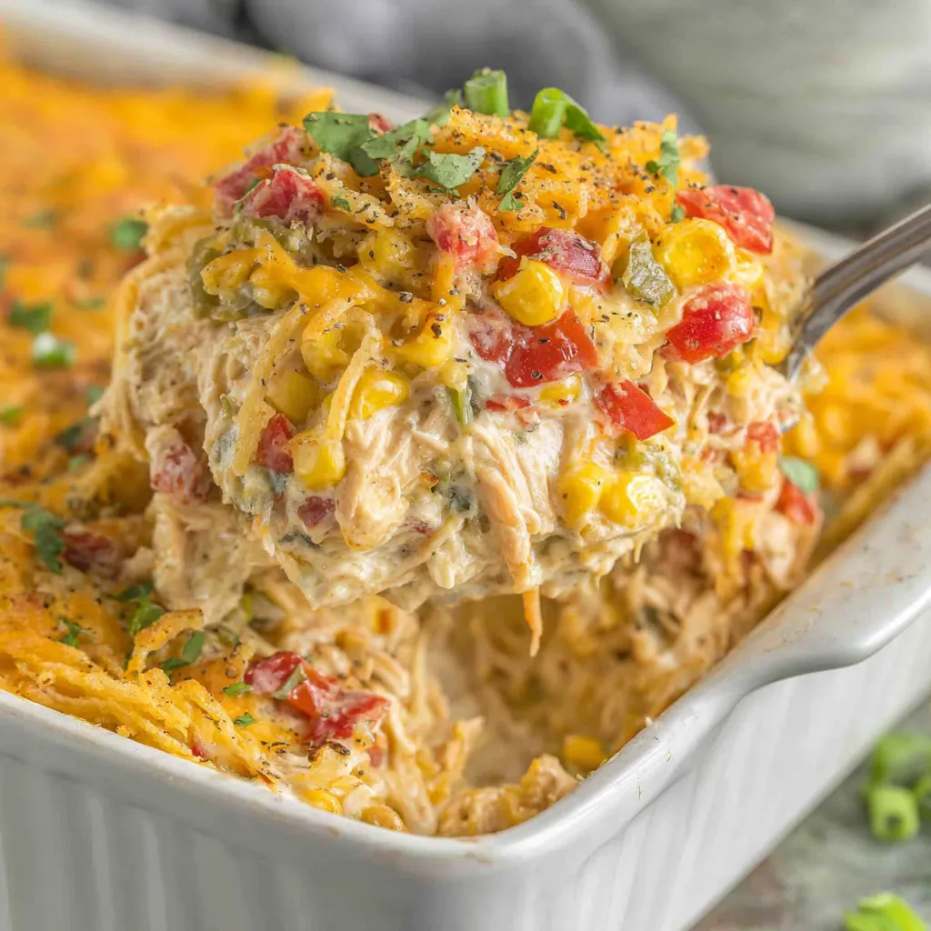 A dish with a fork in it.