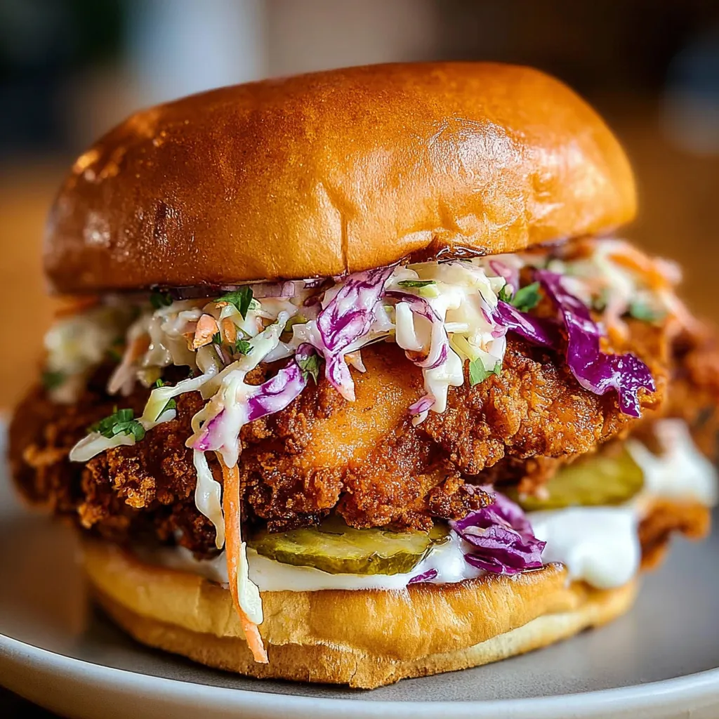 A Crispy Buffalo Chicken Sandwich.