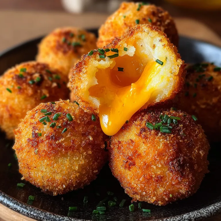Air fryer mashed potato balls.