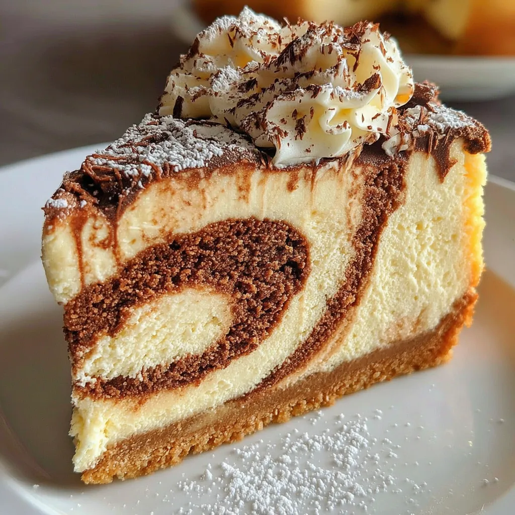 A slice of cinnamon roll cheesecake.