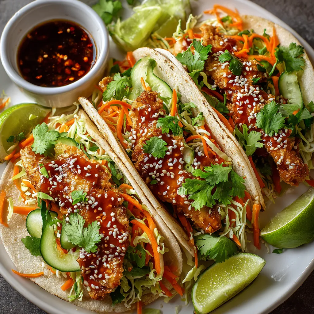 Sweet chili chicken wraps with vegetables and sauce.