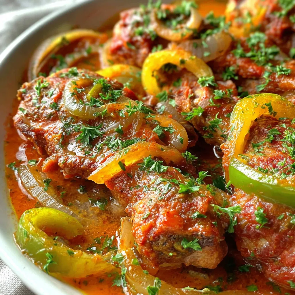 Smothered Turkey Wings in a bowl.