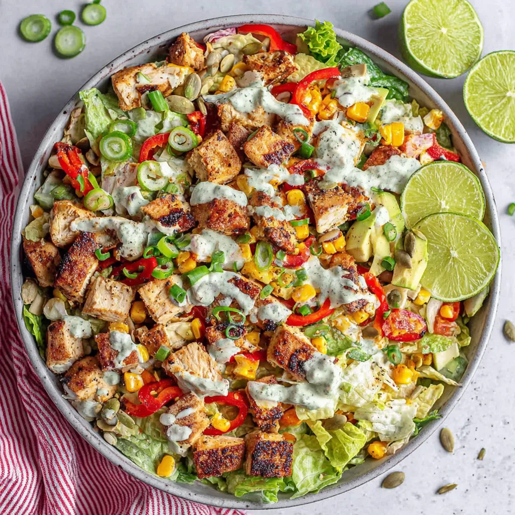 A bowl of chopped chicken salad.