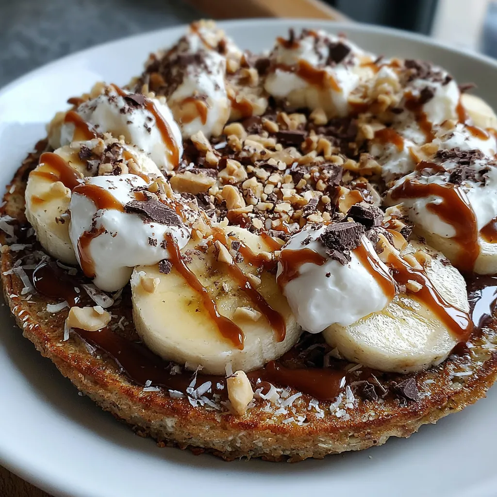 A plate of food with bananas and nuts.