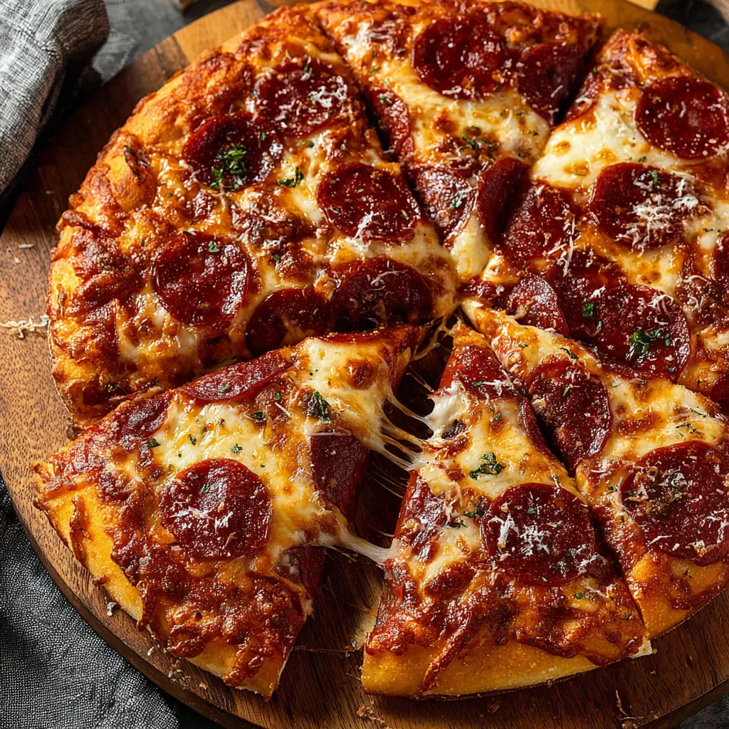 A slice of pizza with pepperoni and cheese.