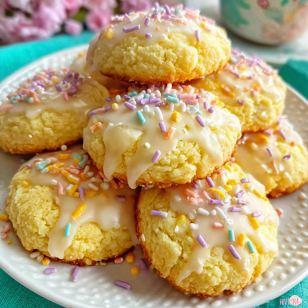 A plate of Italian Easter cookies.
