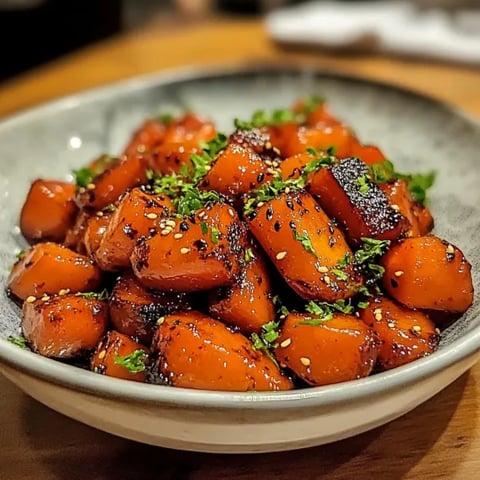 A bowl of food with black seeds on top.