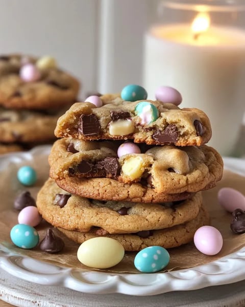 A tall pile of cookies covered with chocolate and smooth white glaze.