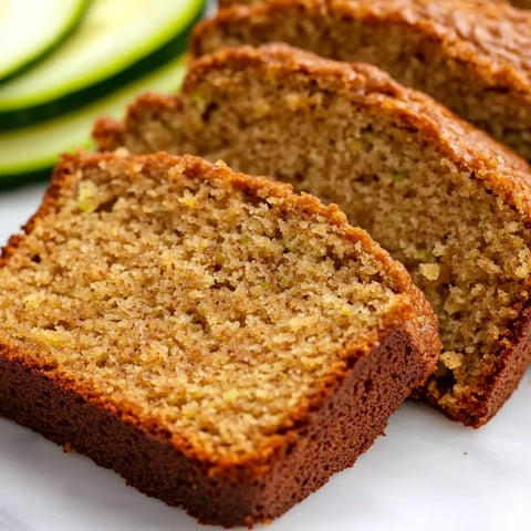 A loaf of bread with zucchini in it.